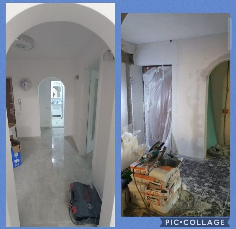 Demonstratie, amenajari interioare, zugravi, faiantari